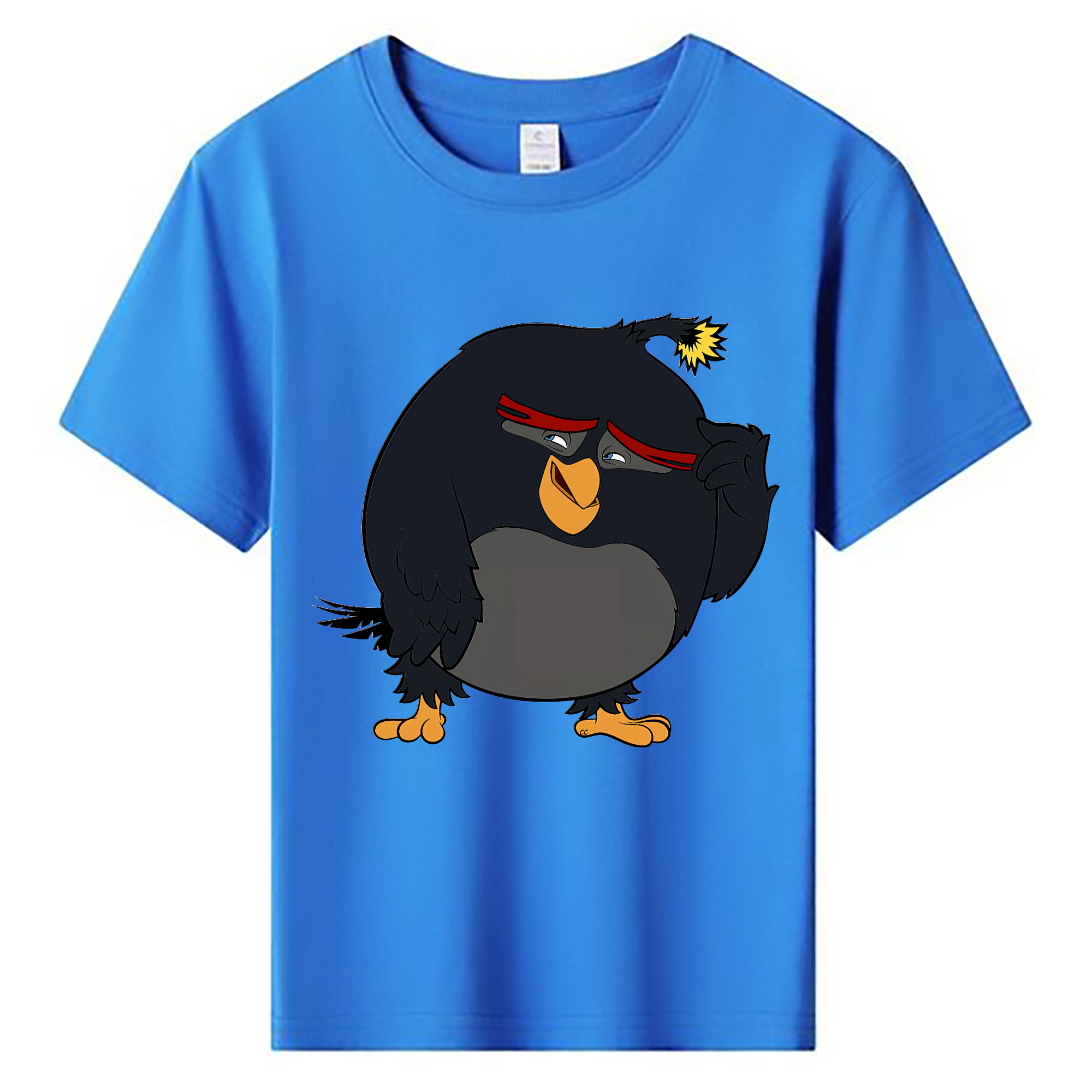 （画像用） Angry Birds アングリーバード 綿100％キッズTシャツ（フロントプリント）